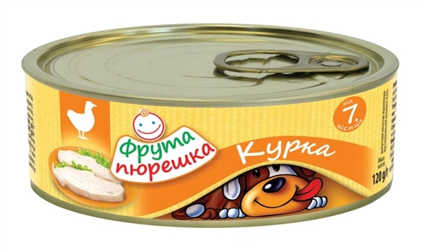 Пюре мясное Фрута Пюрешка Курица, 120 г