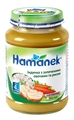 Пюре м'ясо-овочеве Hame Hamanek Індичка з запеченими овочами та рисом, 190 г