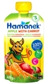 Пюре фруктово-овощное Hame Hamanek Яблоко с морковкой, 120 г