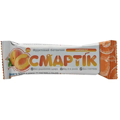 Батончик фруктовий Смартік Абрикос, 30 г