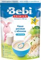 Каша молочная Bebi Premium Рисовая с яблоком, с 4 месяцев, 200 г