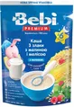 Каша молочна Bebi Premium 3 злаки з малиною, мелісою, з 6 місяців, 200 г
