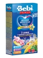 Каша молочна Bebi Premium 3 злаки з малиною, мелісою, з 6 місяців, 200 г