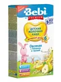 Каша молочна Bebi Premium Вівсяна з бананом і грушею, з 6 місяців, 200 г