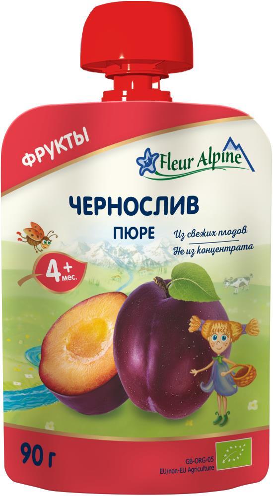 Пюре фруктове Fleur Alpine Чорнослив, 90 г