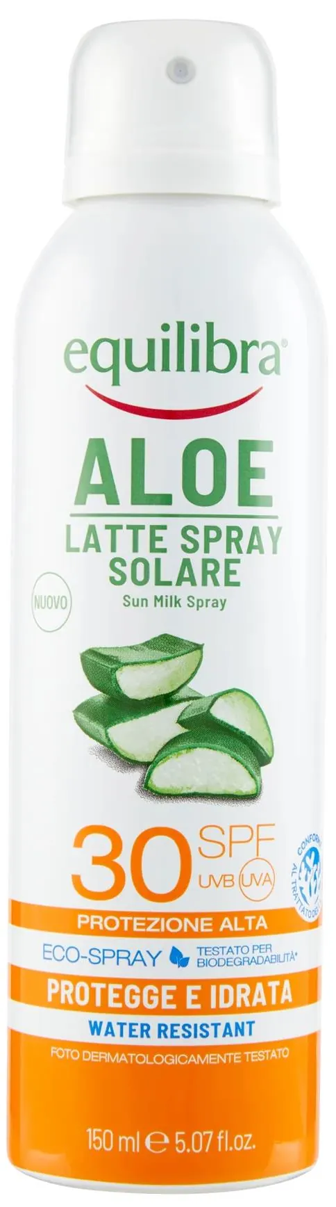 Спрей сонцезахисний для тіла Equilibra Алое SPF30, 150 мл