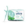 Зубна нитка Fesco Ultra Fresh Clean з тримачем, 40 шт