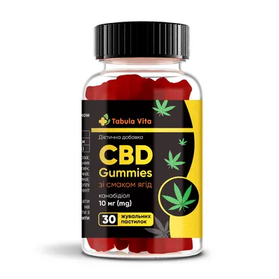 CBD желейки Tabula Vita зі смаком ягід жувальні пастилки №30