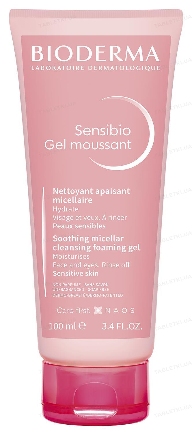 Гель Bioderma Sensibio очищающий для лица, 100 мл : инструкция + цена в ...