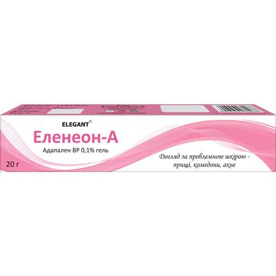 Гель Eleneon-А от акне с 0,1% адапаленом, 20 г