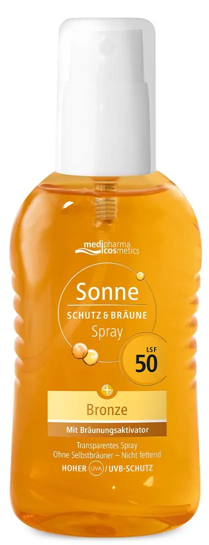 Набір Medipharma Cosmetics Sonne (Сонцезахисний спрей SPF50 для обличчя та тіла 200 мл + Рушник мікрофібровий*)