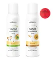 Набір Medipharma Cosmetics Sonne (Сонцезахисний спрей-аерозоль SPF50+ Kids 150 мл + Сонцезахисний спрей-аерозоль SPF50 для підсилення засмаги 150 мл*)