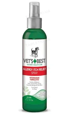Спрей для собак Vet's Best Allergy Itch Relief Spray при алергії, 236 мл