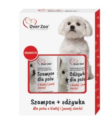 Набор Over Zoo для собак с белой и светлой шерстью (Шампунь + кондиционер)