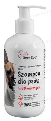 Шампунь Over Zoo для короткошерстих собак, 250 мл