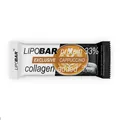 Батончик протеїновий Lipobar Exclusive 33% протеїну, з додаванням колагену, капучино, 50 г