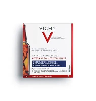 Концентрат Vichy Liftactiv Specialist Glyco-C, нічний, з ефектом пілінгу, 10 ампул по 2 мл