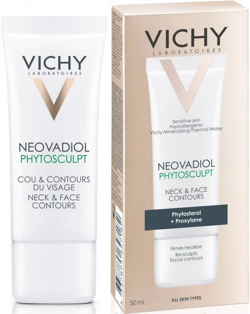 Крем-догляд для обличчя Vichy Neovadiol Phytosculpt антивіковий для зони шиї, декольте та овалу обличчя, 50 мл