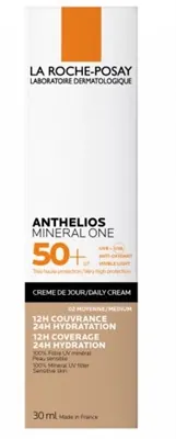 Тональний крем La Roche-Posay Anthelios Mineral One, сонцезахисний зволожуючий, для щоденного використання, SPF 50+, відтінок 02, 30 мл