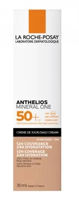 Тональний крем La Roche-Posay Anthelios Mineral One, сонцезахисний зволожуючий, для щоденного використання, SPF 50+, відтінок 03, 30 мл