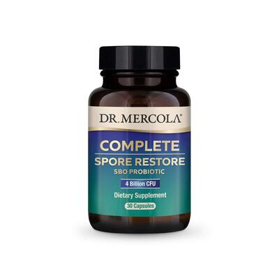 Комплекс грибів та пробіотиків Dr. Mercola Complete Spore Restore повне відновлення, 30 капсул