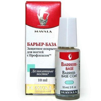 Защитное покрытие Mavala Barrier-Base Coat, для слабых и хрупких ногтей, 10 мл