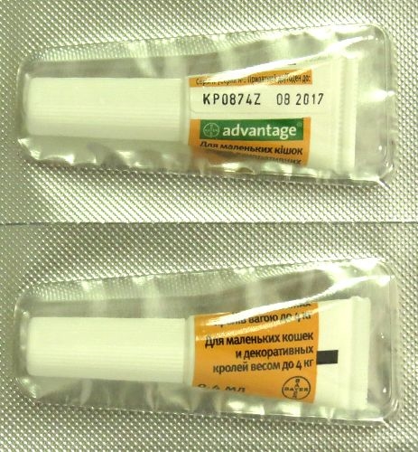 Адвантейдж 80 Bayer капли от заражений блохами для котов больше 4 кг, 1 пипетка