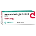 Небіволол-Дарниця таблетки по 5 мг №28 (14х2)