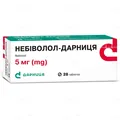 Небіволол-Дарниця таблетки по 5 мг №28 (14х2)