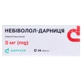 Небіволол-Дарниця таблетки по 5 мг №28 (14х2)