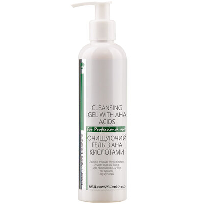 Гель Green Pharm Cosmetic очищающий с АНА кислотами, 250 мл