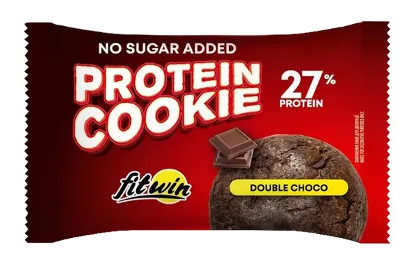 Печиво протеїнове FitWin Protein Cookie подвійний шоколад, 40 г
