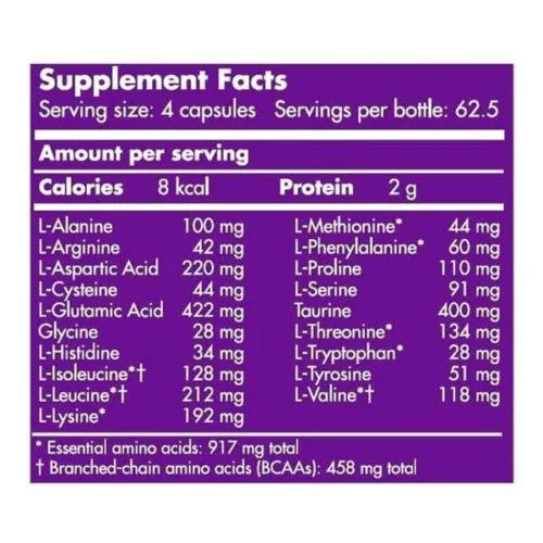 Амінокислоти Scitec Nutrition Isolate Amino, 250 капсул