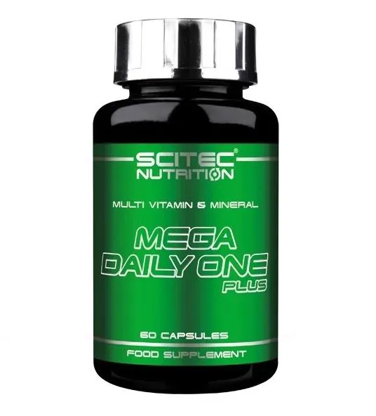 Вітаміни Scitec Nutrition Mega Daily One Plus, 60 капсул
