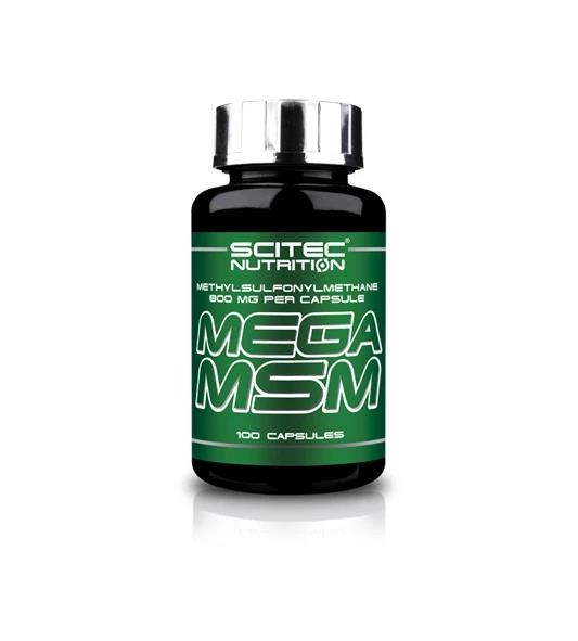 Метилсульфонилметан Scitec Nutrition Mega MSM, 100 капсул