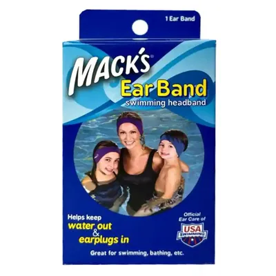 Пов'язка на голову для плавання MACK'S Ear Band Swimming Headband 452, 1 штука