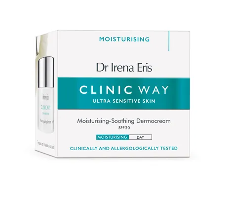 Крем для обличчя Dr.Irena Eris Clinic Way Зволожуючий та заспокійливий денний SPF20, 50 мл