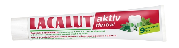Зубна паста Lacalut Aktiv Herbal, 75 мл