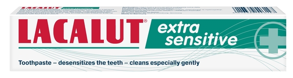 Зубна паста Lacalut Extra Sensitive, 75 мл