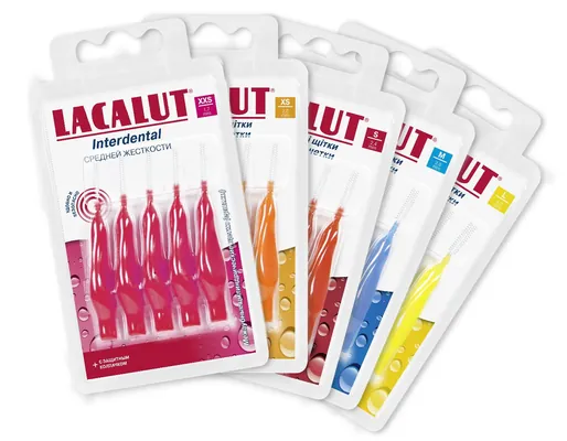 Інтердентальні щітки Lacalut Interdental XXS, 5 шт