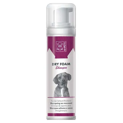 Піна суха M-Pets Dry Foam для догляду за шкірою та шерстю собак будь-яких порід, 230 мл