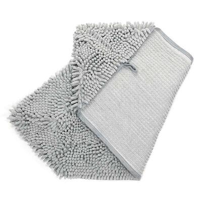 Полотенце M-Pets Microfiber Towel из микрофибры для купания собак, кошек и грызунов, серое, 35х80 см