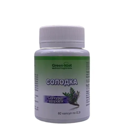 Солодка GreenSet, 60 капсул