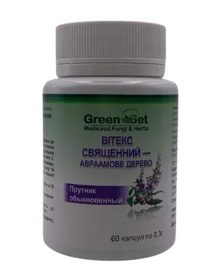 Вітекс священний Авраамове дерево GreenSet, 60 капсул