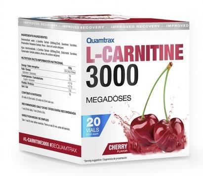 Жироспалювач Quamtrax L-Carnitine 3000 Вишня, 20 флаконів