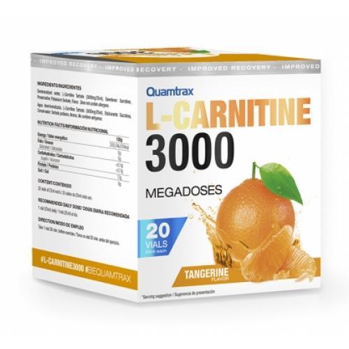 Жироспалювач Quamtrax L-Carnitine 3000 Мандарин, 20 флаконів