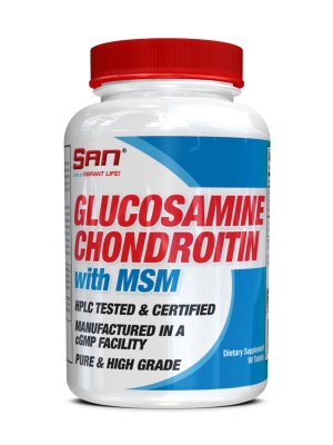 Хондропротектор SAN Glucosamine Chondroitin MSM, 90 таблеток