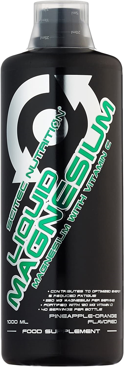 Минеральный комплекс Scitec Nutrition Liquid Magnesium Pineapple Orange, 1000 мл