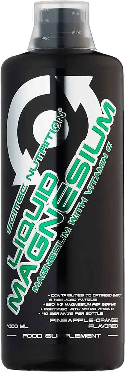 Мінеральний комплекс Scitec Nutrition Liquid Magnesium Pineapple Orange, 1000 мл
