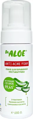 Пінка для вмивання Dr.Aloe Anti Akne, 150 мл